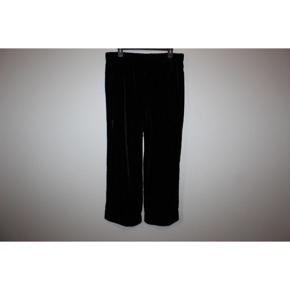 J. Crew Velvet Peyton Pull-On Pants Black Stretch Womens Size 14T 14 Tall H14624 - Picture 6 of 11